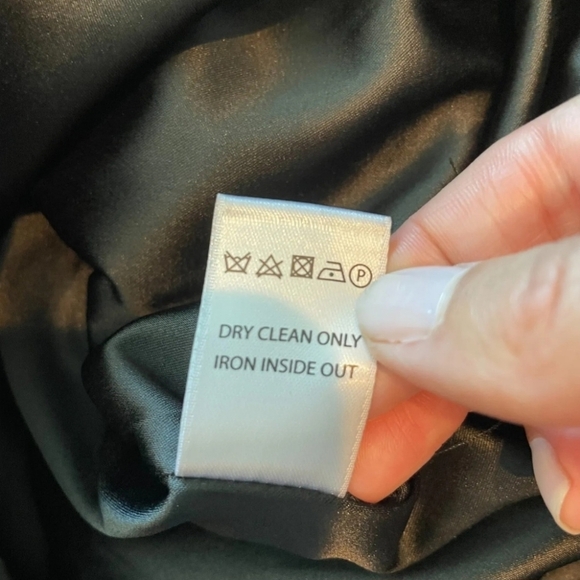 SIKA Collection Womens Asymmetrical Dress Sheath Black with Lace Detail - Picture 4 of 4